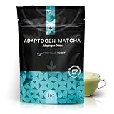 Michelle Peiret Adaptogen Matcha Tea, Ceremonial Matcha with Red Rooibos, Matcha Green Tea Powder, Energy Booster, Rich in Antioxidants - 15 Servings
