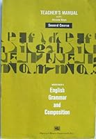 Warriner's English Grammar and Composition : Second Course; Teacher's Manual with Answer Keys 0153119276 Book Cover