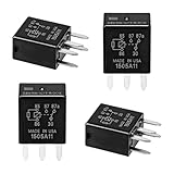 Fkewp 4 PCS Car Power Relays, 5 Pin 12V 40A G8V-RH-1C7T-R-DC12 Multi Purpose Standard Relay, Heavy Duty Automotive Electromechanical Power Relay for Electrical System, Car Accessories