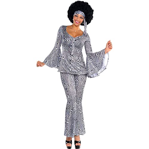 Costume Disco 1970 femme avec déguisement Dancing Queen vintage