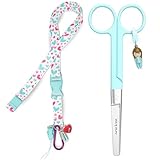 Nurse is Love Set Krankenschwester und Pflegehelfer (2Stk). | Lanyards Zum Umhängen Schere - Umhängeband Schlüssel + Verbandsschere Pflege | Krankenschwester Geschenke - HEARTS