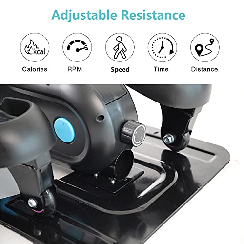 Exception-Under-Desk-Elliptical-Trainer-for-Home-Office-Calf-Leg-Foot-Pedal-Exerciser-Seated-Compact-Elliptical-Bike-Machine-wAdjustable-Resistance | Dealmeister.io Alt tag für bilder post titel