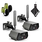 Includes Two Tactacam Defend Cellular Security Camera, Two Six Foot Steel Reinforced Straps, and Field Boys Microfiber Cleaning Cloth by Trail Cams Galore, a Trademarked Brand. No Wi-Fi needed! Receive images and video through a cellular connection p...