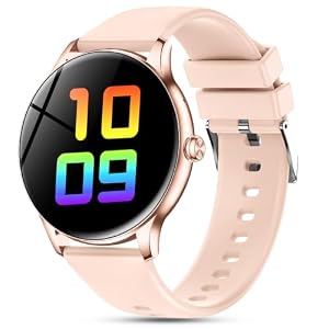 taopodo – Elegante Smartwatch Damen mit Telefonfunktion, 1,39" Zoll Vo