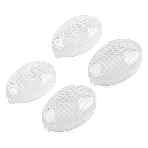 CNxinn10 Motorcycle Turn Signal Brake Running Light, Turn Signal Lens Light Lamp Replacement for Kawasaki KLX250S 2009-2020, Clear, 4pcs