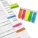 Redi-Tag 32118 SeeNotes Transparent-Film Arrow Page Flags, Assorted Colors, 50 per Pad (Pack of 5 Pads)