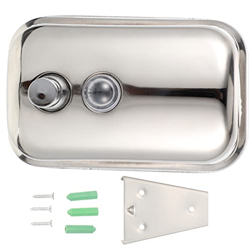 Alipis Dispensador De Jabón De Acero Inoxidable Etiqueta Grifo Pequeño Dispensador De Jabón Lechada Jabón De Baño Contenedores Jabonera Accesorios Productos Dispensadores De Jabón Silver