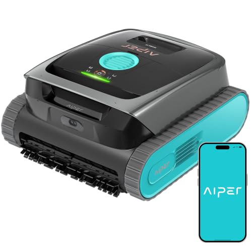 Image of Aiper Scuba S3 Robotic Pool Cleaner for Inground Pools, 5 Modes, Pale Blue