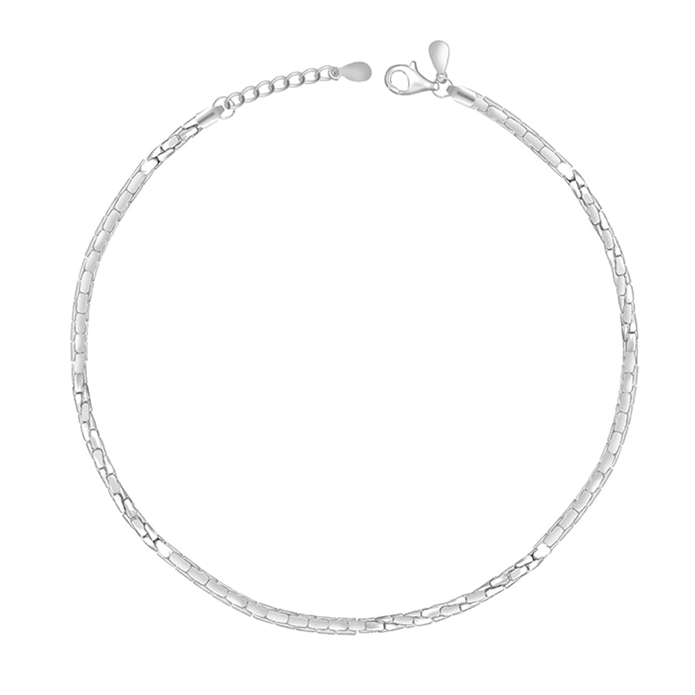 925 Silver Anklet for Women, Single | Gifts for Women & Girls