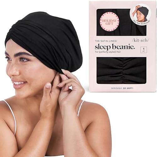 Kitsch Satin Lined Beanie - Softer than Silk Beanie For