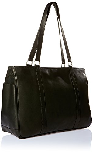Piel Leather Large Shopping Bag, Black, One Size #TOP1