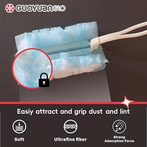 Image of Disposable Dusters for S wiffer Cleaning Multi-Surface Dusters Refills Heavy Duty Duster Kit(40Counts+2Handle)