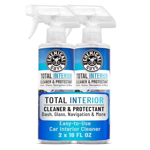 Chemical Guys SPI2201602 Total Interior Cleaner and Protectant, Safe for Cars, Trucks, SUVs, Jeeps, Motorcycles, RVs & More, 16 fl oz, (2 Pack)