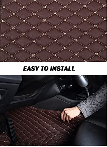 pclele Car Floor Mats Car Floor Mat Accessories Carpet For Toyota For Prado 120 For Land Cruiser For Corolla For RAV4 2018 For Camry Car Mats Carpets (Color : 1)