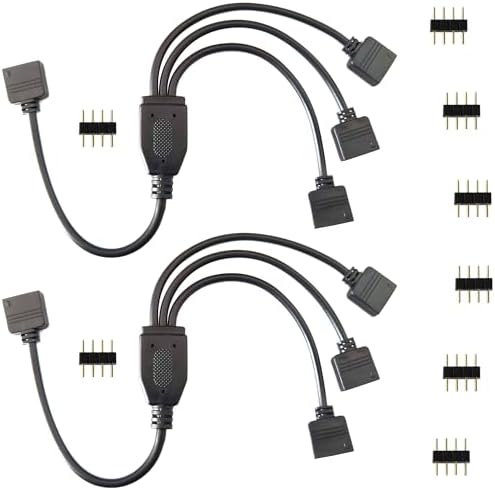 WANGCL Lot De 4 Câbles D'extension De Bande LED à 4 Broches Ou Bande Lumineuse RVB 3528 5050 2835 – 1 M