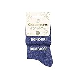 moderne STC Chaussettes paillettes duo bonjour bombasse