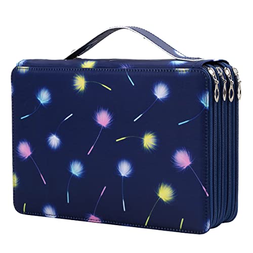 Lbxgap Portable Colored 200 Slots Pencil case Organizer with Printing Pattern for Watercolor Pens or Markers, Pencil Case Organizer for Artist by Lbxgap - Used condition - US$15.18