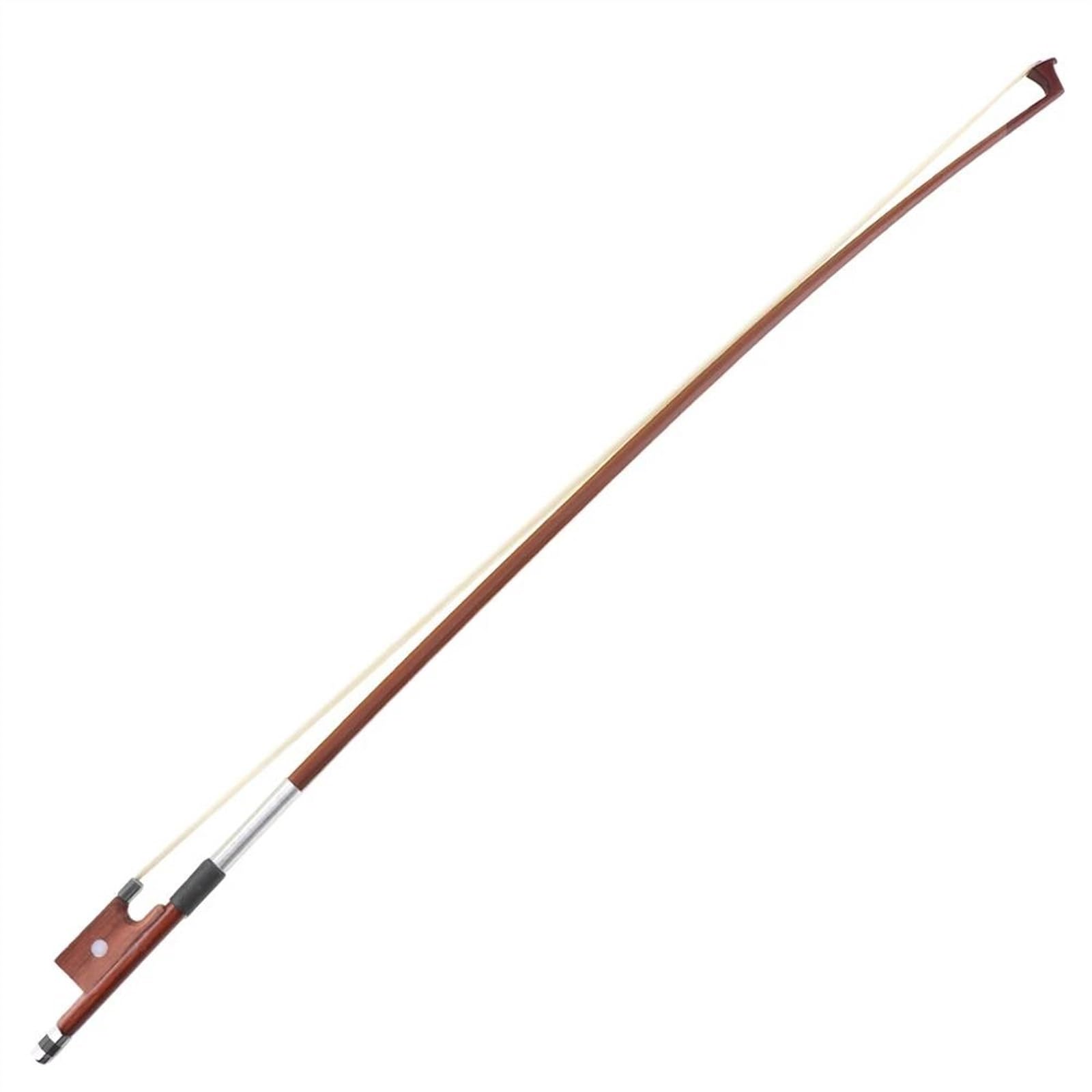 Muzyczny Dobrze Wyważony 1/4 4/4 Smyczek Skrzypcowy Końskie Włosie/Brazylijskie Drewno Uchwyt Plastikowy Smyczek Skrzypcowy Akcesoria Skrzypcowe Instrumenty(1-4 Sandal Wood)