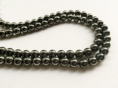 Pyrite naturelle authentique en perles de 8mm contre les faux reflets