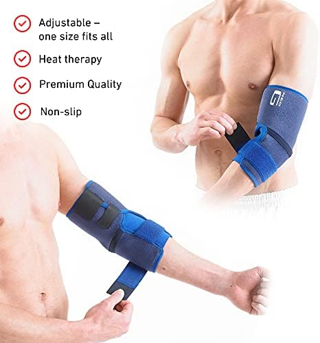 Neo G Elbow Support - for Epicondylitis, Tennis Golfers Elbow, Sprains, Strain Injuries, Tendonitis, Arthritis, Recovery, Sports - Adjustable Compression - Class 1 Medical Device