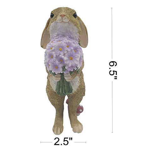 Lapin Gemmia Present Flower idée cadeau crémaillère originale - 2
