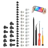 46PCS Full Screws Set for Nintendo Switch OLED Screw Replacement Console Head Accessories Parts with Repair...