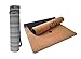 Tapis de yoga en liège + sac de transport | Antidérapant écologique avec base en caoutchouc naturel (4 mm) | Pour l'entraînement physique et le Pilates | 185x61cm (Dharma)
