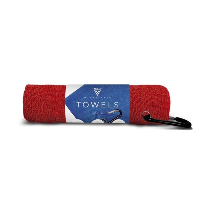 VIPERGOLF Microfiber Quick Dry Sports Towel with Clip, Odor-Free Mega Absorbent Fiber (40 cm X 60 cm) Fast Drying, Men & Women Small Workout Gear for Body Sweat, Cleaning, Working Out, Golfing (Red) (B09ZF4ZS4Q) Amazon Price History, Amazon Price Tracker