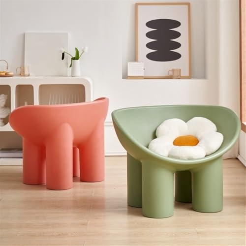 Sillón Redondo Moderno Plegable Negro miniatura 5