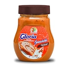 Gloria Spreadable Dulce de Leche Milk Candy with Nuts Arequipe, Caramel Sauce Cajeta Mexicana- , Mexican Candy | Perfect for Pancakes, Waffles, Bread, and Desserts | Spreadable Snack 13.1 Oz 1 Pack