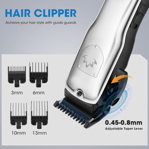 Cortapelos profesional Suttik inalámbrico para evitar tirones en barba y cabello 2