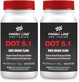 Finish Line Brake Fluid Synthetic Dot, Microondas Con Marco Unisex, Blanco, 120 Ml (Paquete de 2)