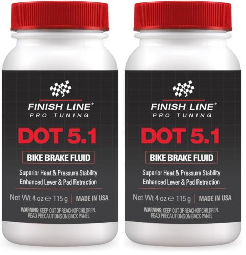 Finish Line Brake Fluid Synthetic Dot, Microondas Con Marco Unisex, Blanco, 120 Ml (Paquete de 2)