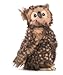 Produktbild Owl with Moving Head Plush Soft Toy - 24cm