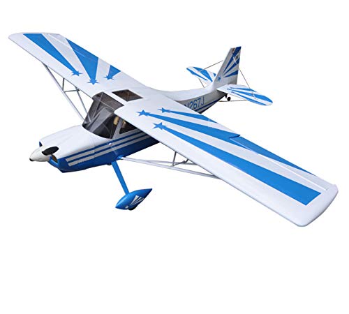 ZYHOBBY Flight-Model Decathlon 72" Balsa Wood 4 Channels ARF Electric Fixed Wing RC Model Plane 3colour (White)