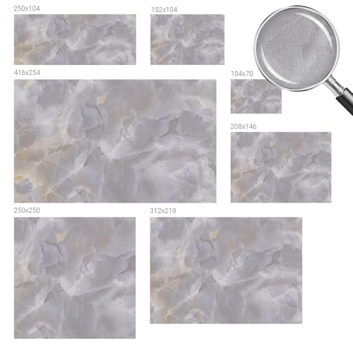 Cubiertas de pared texturizadas 152x104 de mármol exclusivo 6