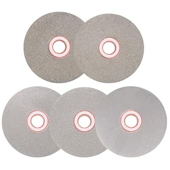 HARFINGTON Diamond Lapidary Wheel 6 Inch X 1 Inch With 1/2" Arbor