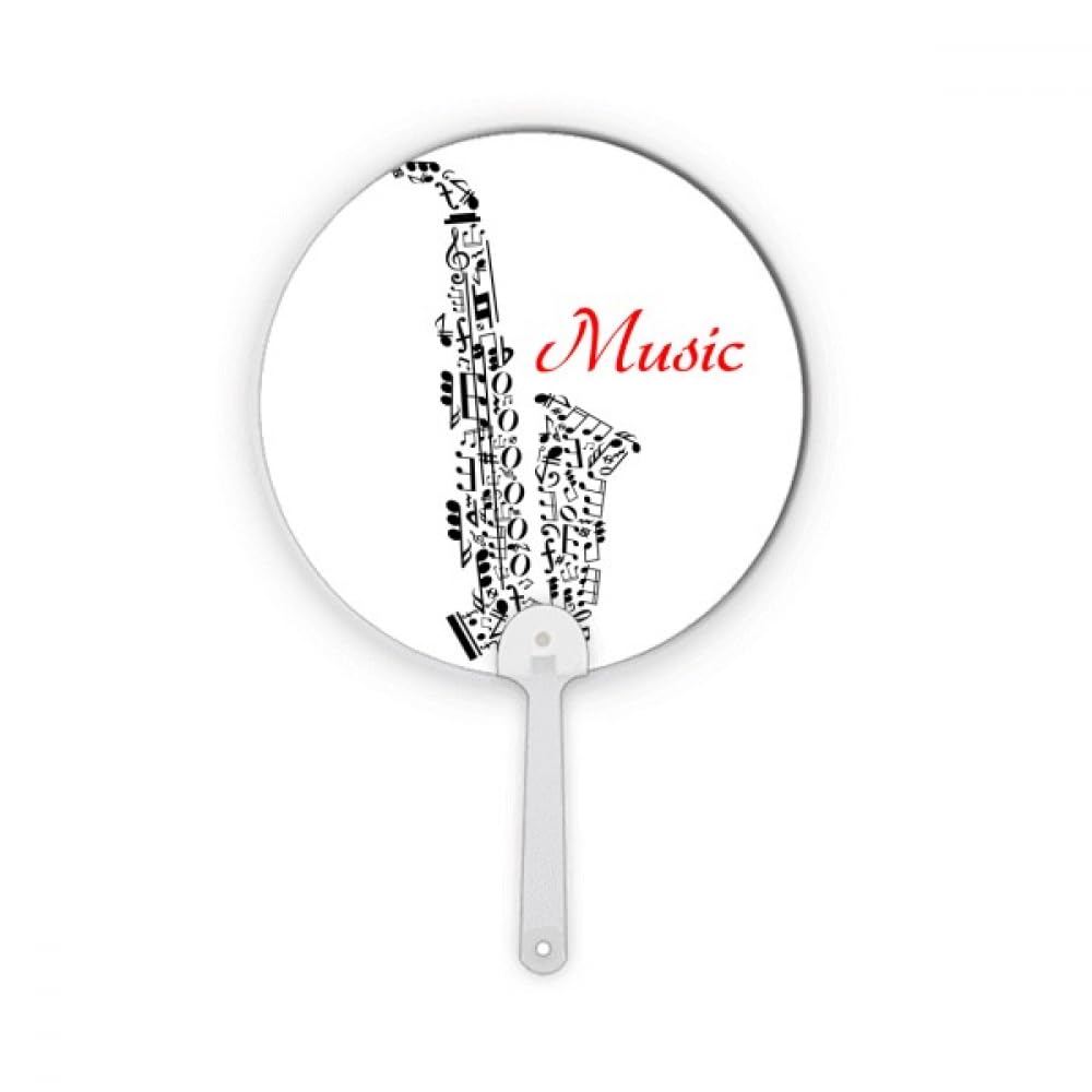 Éventail de musique classique saxophone plastique accessoire partition mélomane cadeau musique