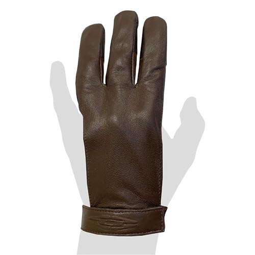 Damascus Gear Three Finger Archery Gloves (Large)