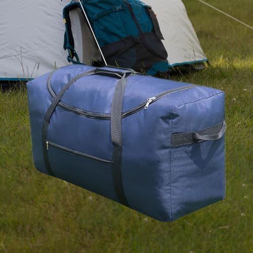 Outdoor Camping Storage Bag Waterproof Oxford Bag Folding Portable Handbag Luggage Carrier for Picnic Beach Camping, M4