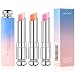 Petansy 3 Colors Jelly Lipstick Set Moisturizing Magic Temperature Color Changing Long Lasting Lip Balm