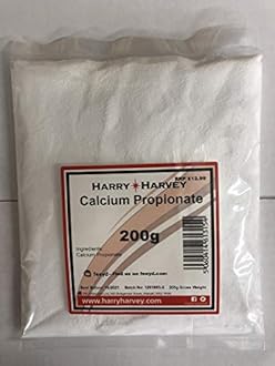 Harry Harvey Calcium Propionate 200 g | Bread & Bakery Preservative | Mold Inhibitor & Shelf-Life Extender