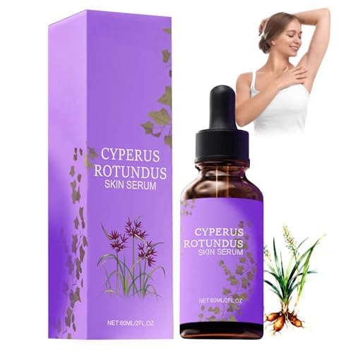Cyperus Rotundus Hair Soothing Oil, 60 Ml Sérum Peau Cyperus Rotundus, Huile Naturelle Apaisante Ralentisseuse De Pousse, Convient à Tout Le Corps Et à Tous Les Types De Peau, Hydratant