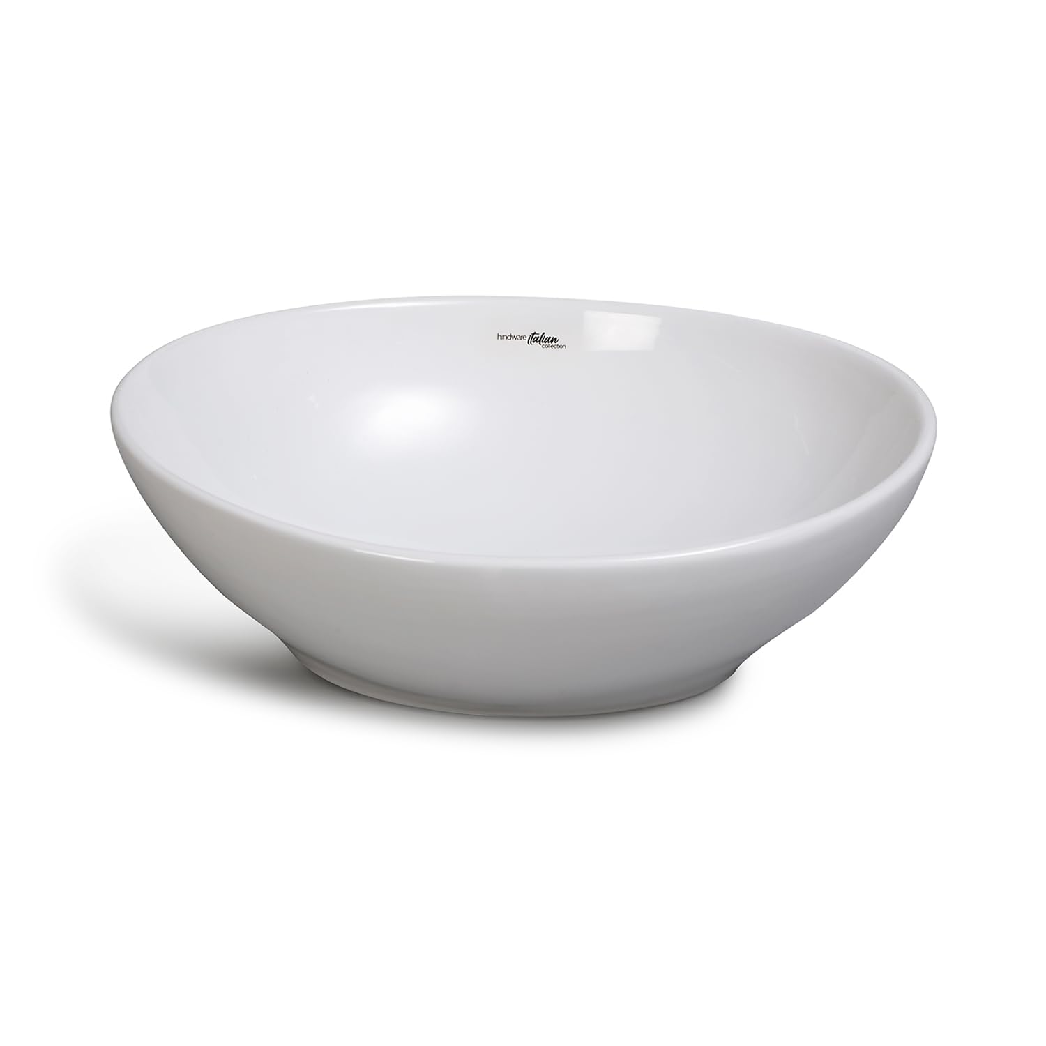 Hindware Italian Collection Pearl Oval Shaped Table Top Wash Basin for
