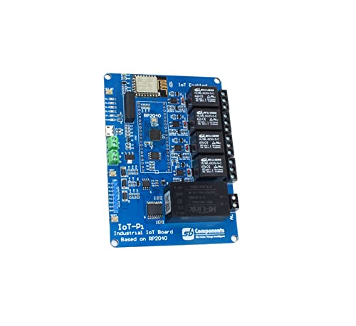 Módulo de relé Raspberry Pi IoTPi inalámbrico con conectividad inteligente WiFi ESP8266 4