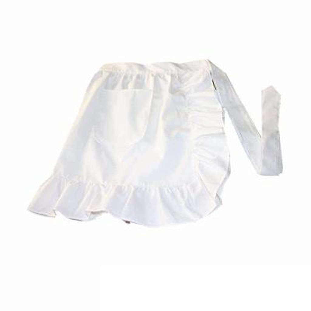 Fartuch piękny retro wzburzyć, 100% fartuch w talii bawełnianej, z kieszeniami fartuch do pieczenia, grill, prace ogrodnicze
