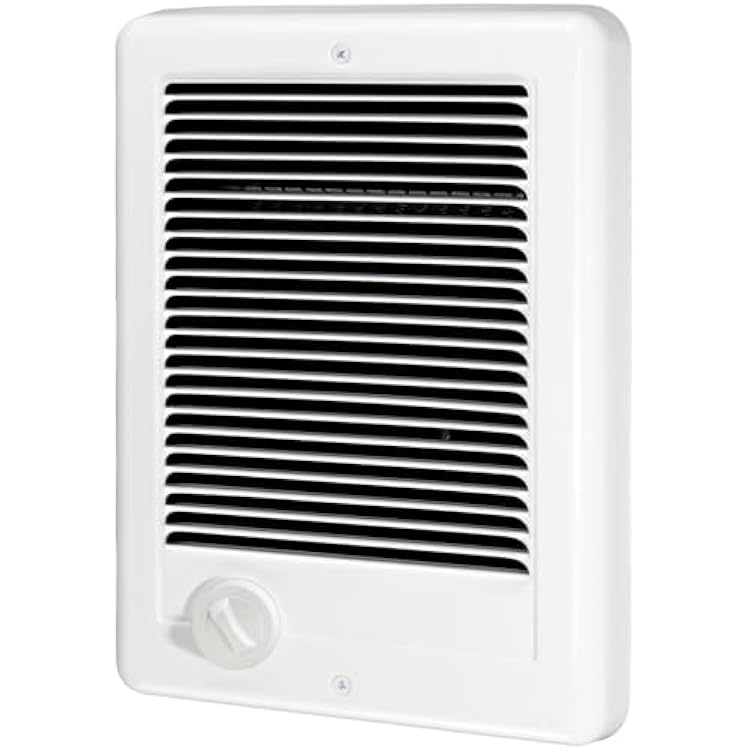 CSC151TW Electric Wall Heater(120 Volt, 1500 Watt, White) Wall Heater Complete Unit With Thermostat