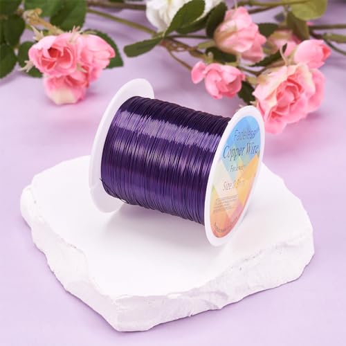 image for PH PandaHall Pandahall 236 Feet Tarnish Resistant Copper Wire 28 Gauge