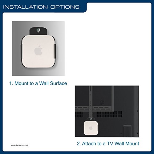 Qualgear Qg-Am-017 Mount For Apple Tv/Airport Express Base Station (For 2Nd & 3Rd Generation Apple Tvs) Black #TOP3
