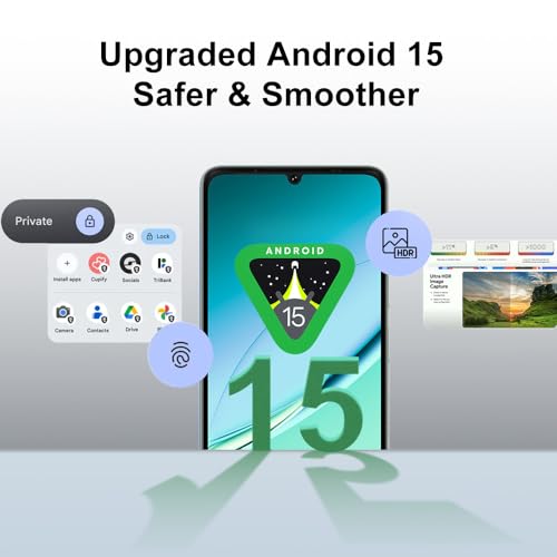 DOOGEE Note 59 Pro Android 15 Mobile Phone 5G,32GB+256GB/2TB,6.75" HD+120Hz Smartphone,6250mAh 16MP AI Camera,UNISOC T8200,Dual SIM Free Unlocked Mobile Phones 2025,NFC/Widevine L1/OTG/Face ID (BLACK) - Image 6